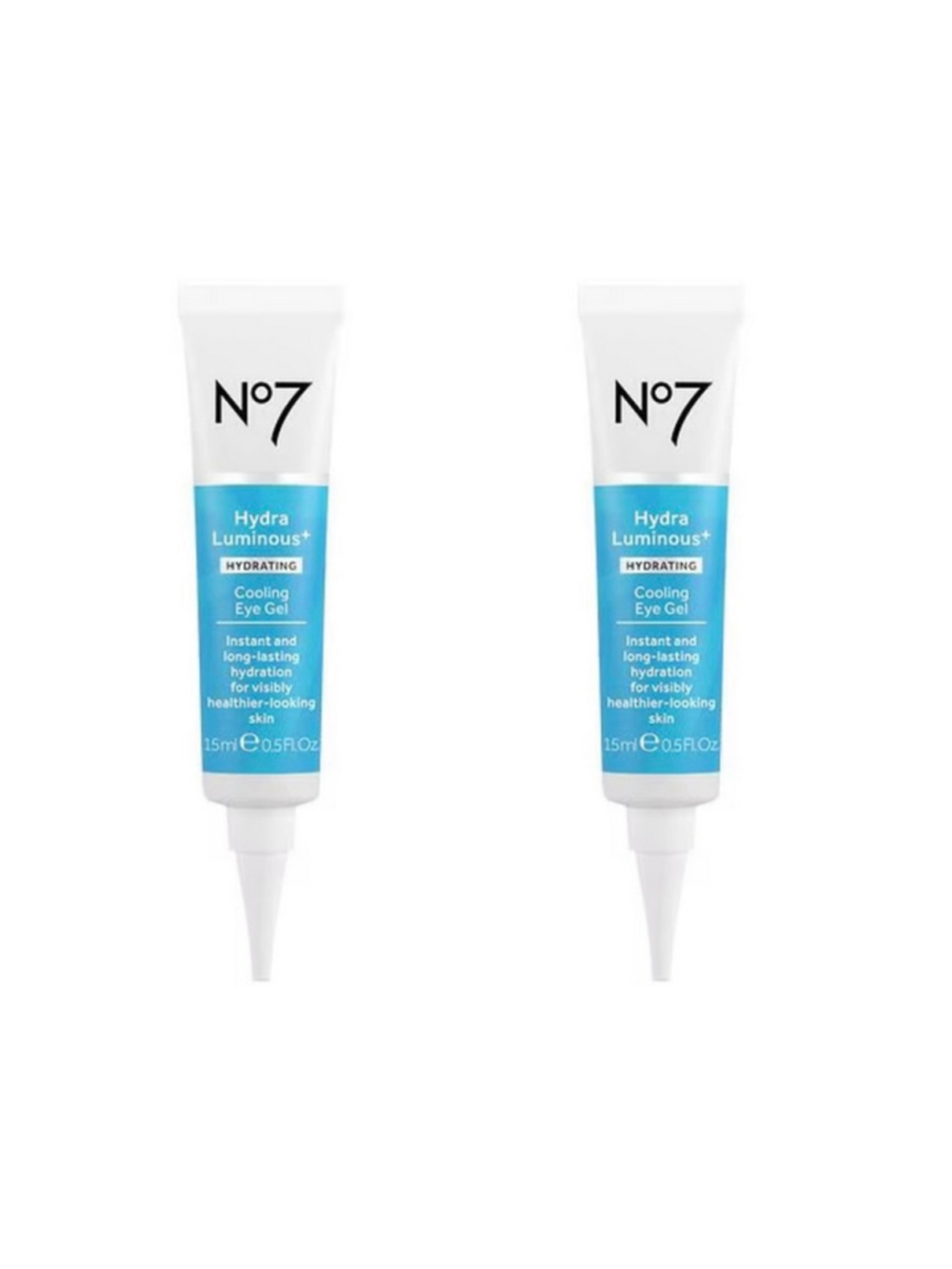 2 New No7 Hydra Luminous+ Cooling Eye Gel with boxes